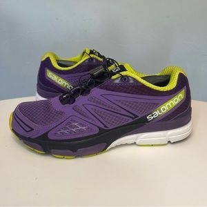 Salomon X-Scream 3D Athletic Hiking Mountain Trail Purple  Running Women’s 9.5